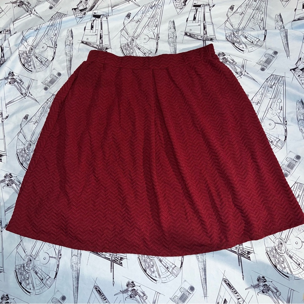 GNW Burgundy Mini Skirt